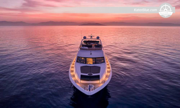 Sunseeker 75 Hidden Cyclades Serenity – Athen Besætningscharter til Kea, Kythnos, Serifos, Sifnos, Milos & Kimolos (7N/8D)