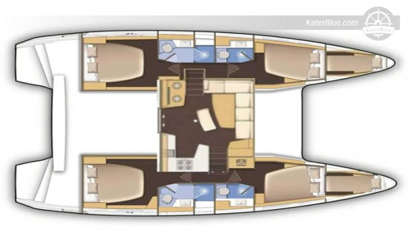 7-dnevni najam katamarana Bareboat Lagoon 42 iz Saint-Tropeza za Cannes, Monako i Sanremo