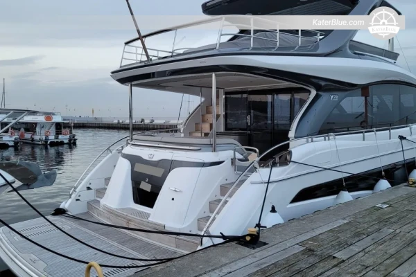 Princess Y72 (2024) Luxusyacht zu verkaufen – 22,80 m – Seakeeper 18 – 4 Kabinen – 95 Betriebsstunden – Sopot, Polen