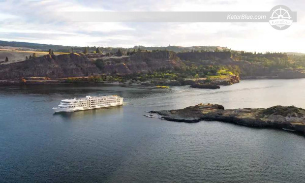 Pelayaran Ngarai Sungai Columbia 7 Hari / 6 Malam dengan Kapten - Perjalanan Pulang Pergi Portland dengan Kapal Sungai Modern 2018 (Hingga 180 Tamu, Kabin Balkon)
