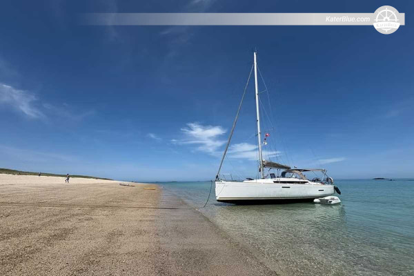 Weekly Bareboat Sailing Charter Saint-Malo to Channel Islands Loop via Jersey Guernsey Herm Sark Alderney 7 Days