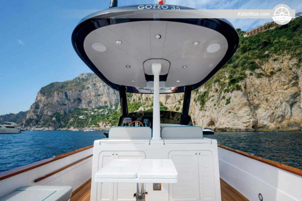 Luxury 45ft Italian Gozzo Day Charter from Sorrento to Ischia and Procida for 12 Guests