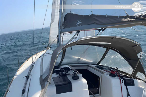 Weekly Bareboat Charter Saint-Malo Emerald Coast and Rance River Cruise - 7 Days Relaxed Sailing Holiday on a 43 ft 4 Cabin Yacht for 10 Guests