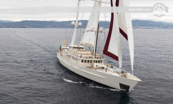 43.62m Steel Bluewater Sailing Yacht for Sale in Genova, Italy