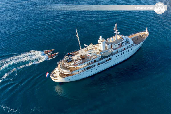 16-Day Fully Crewed 70m Luxury Yacht Charter from Brest to Brittany, Normandy, Spain, Portugal and Gibraltar for 26 Guests
