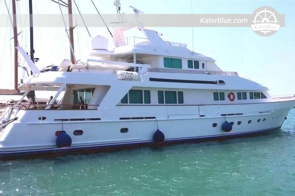 1991 Explorer Trawler Tri Deck 110’ for Sale – 34.00m Expedition Trawler Yacht in Gibraltar