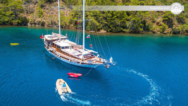 7 Nights Gulet Charter Bodrum South Dodecanese Rhodes Sailing Route