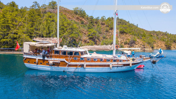 7 Nights Gulet Charter Bodrum to Gocek One Way Coastal Sailing 16 Guests