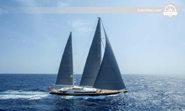 Perini Navi 56m 2009/2023 Refitted Luxury Sailing Yacht for Sale in Sardinia