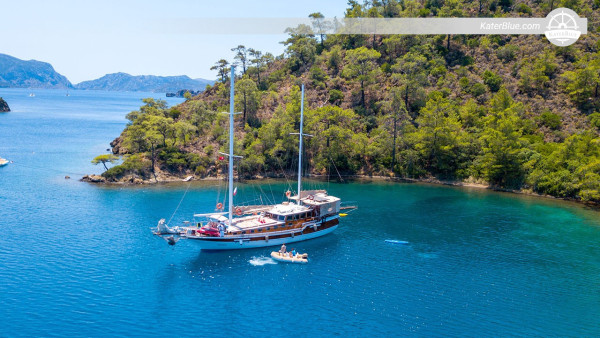 7 Nights Gulet Charter Bodrum Gulf of Hisaronu Route Crewed Sailing Holiday