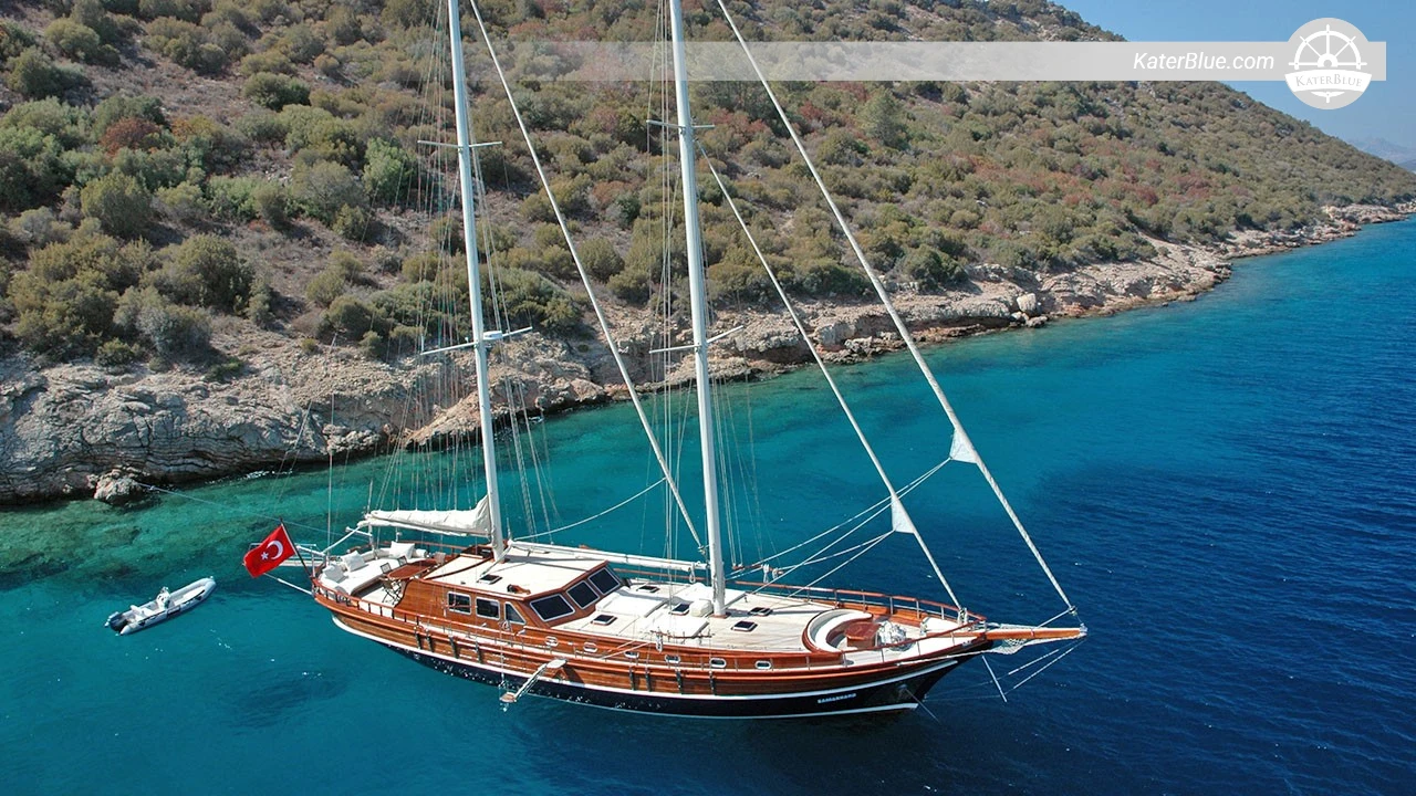 26.50m Crewed Yacht Weekly Charter from Bodrum to Gulf of Gokova, Orak Island, Seven Islands, Cleopatra Island and Karaada for 8 Guests