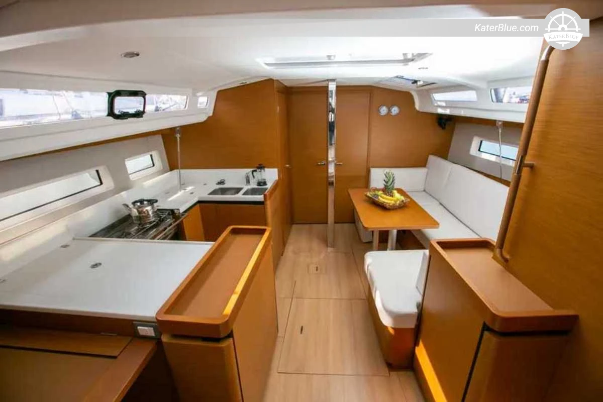 7 Night Sun Odyssey 440 Bareboat Yacht Charter from Kavala Marina to Nea Peramos, Ammouliani, Ouranoupoli, Thassos, Aliki Bay and Limenaria Greece