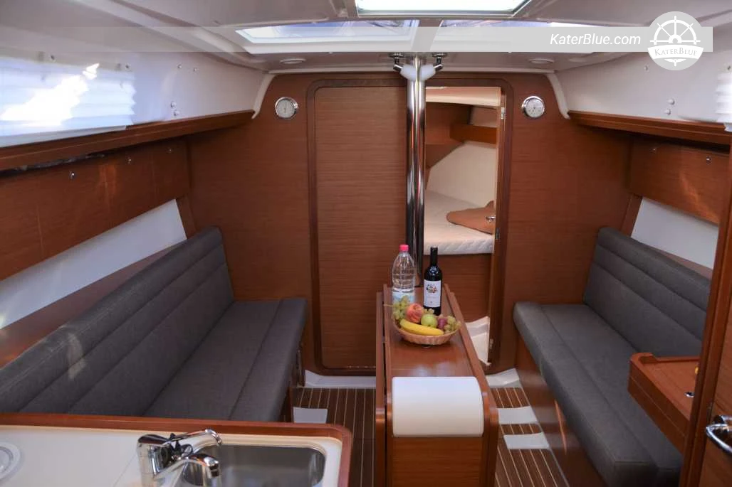 Family-Friendly Dufour 350 Grand'Large Weekly Sailing Yacht Charter from Nydri Marina to Meganisi, Kastos, Kalamos, Ithaca, Frikes and Sivota - 3 Cabins, 6+2 Guests