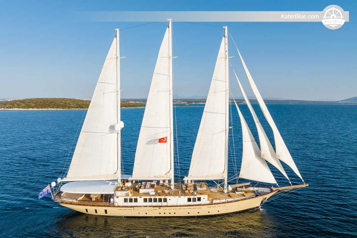 Aegean 164G 2007/2023 Refit 55.98m Luxury Sailing Gulet for Sale in Bodrum, Turkey
