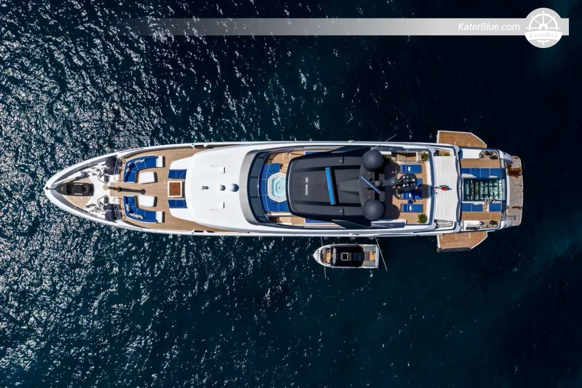 13-Day Sanlorenzo 52Steel Luxury Yacht Charter from Hurghada through the Suez Canal to Cyprus, Greece, Italy and the French Riviera