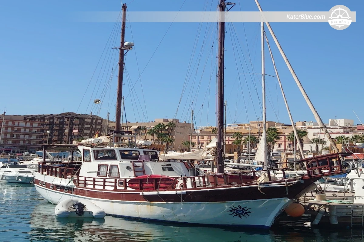 1985 Turkish 18.30m Wooden Gulet with Seven Cabins for Sale in Mazarrón