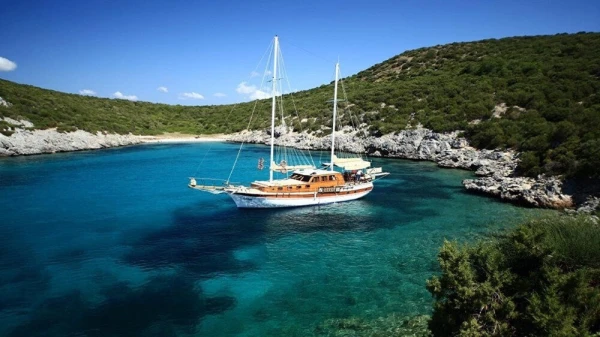 Ekonomisk Guletcharter i Egeiska havet Bodrum/Muğla, Turkiet