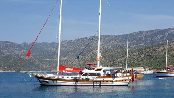 Türkiye, Marmaris/Muğla'da 8 yolcu kapasiteli Blue Voyage Gulet kiralama hizmeti.