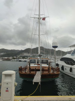 Red Pine and Mahogany Wood Custom Built Gulet For Sale in Turkey