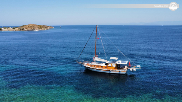 Crucero en goleta de un día a Turkbuku Yalikavak, Turquía