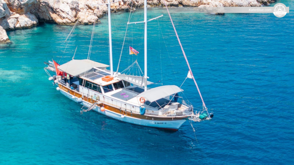 Specjalna wycieczka Gulet z posiłkiem Czarter Emir 1 w Kalkan, Kaş, Antalya, Turcja