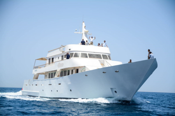 33 M Steel Motor Yacht for sale (custom made for diving Safaris)