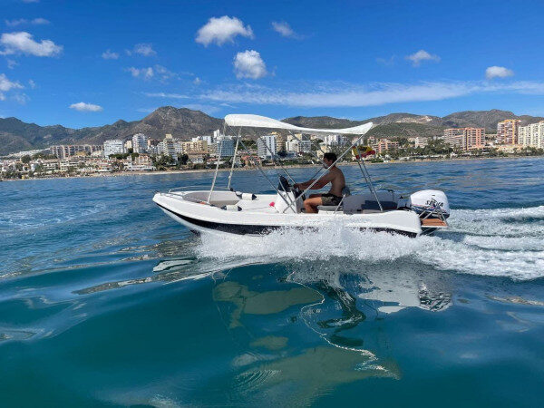 Fantastic 2 Hours Sails with a Sporty Motor boat in Málaga, Spain