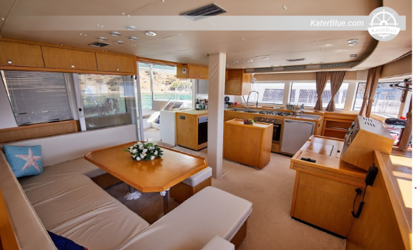 Lagoon 52 vessel skippered weekly cruise Marmaris Turkey